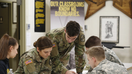 ROTC students